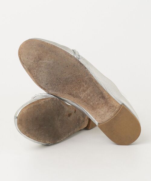 Repetto バレエシューズ シルバー 39.5 25cm repetto（レペット） フラットパンプス 39.5 シルバー レディース
