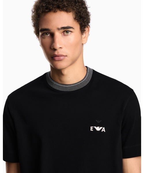 EMPORIO ARMANI tシャツ 「エンポリオ アルマーニ」ASV Tシャツ ピケ