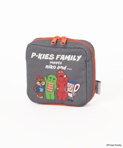 niko and…（ニコアンド） ポーチ 「P-kies Family」コラボスクエア