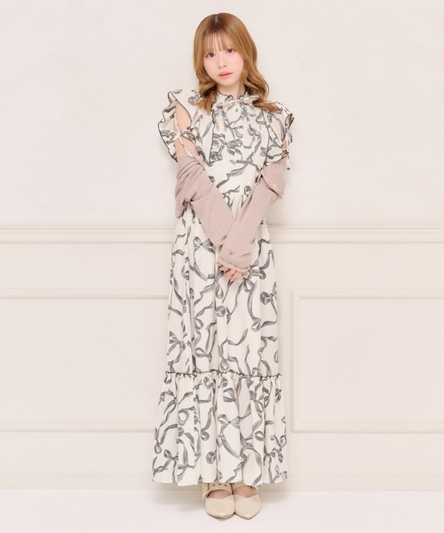 「apres jour」 ニットカーディガン X-LARGE オフホワイト レディース_画像9