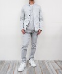コート ジャケット ハイストレッチツイル&8オ...の詳細画像1