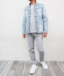 コート ジャケット ハイストレッチツイル&8オ...の詳細画像4
