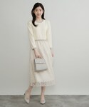 ワンピース 「チュールの上品な揺れ・セットアッ...の詳細画像3