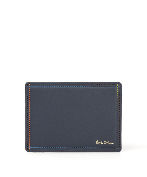 Paul Smith ポールスミス Abstract Paint パスケース クロップドロゴ パスケース（サックスブルー） ｜ポール・スミス