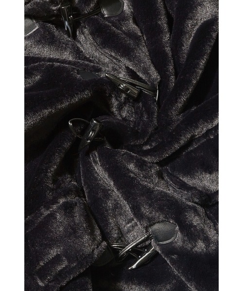 コート ダッフルコート ショートファーオーバーサイズダッフルコート