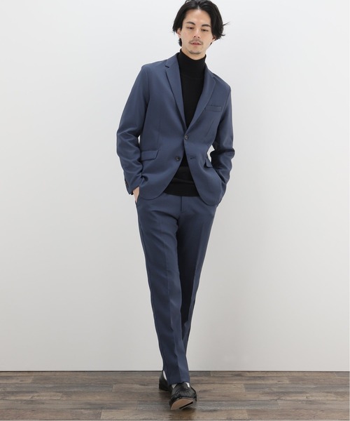 ジャケット テーラードジャケット ジャケット パンツの2点セット メランジダブルフェイス セットアップ Zozotown Paypayモール店 通販 Paypayモール