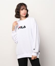 FILA（フィラ） トレーナー スウェット T/C裏毛 ロゴ入り プルオーバー