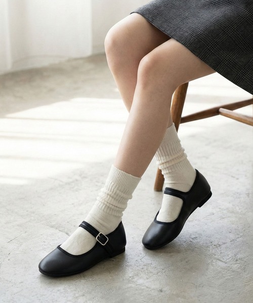 バレエシューズ パンプス AAA+Feminine メリージェーンカンフー