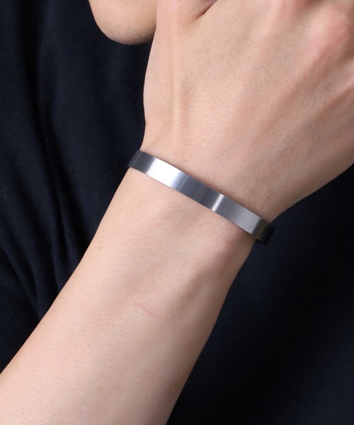 o*e様 TOM HANK シルバーバングル ストライプデザイン LION HEART（ライオンハート） バングル 「限定展開」“LH-1”ワイド