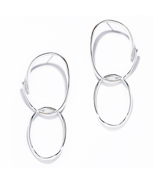 ピアス 「IRIS 47」fusion pierce silver AN49SV レディースの画像