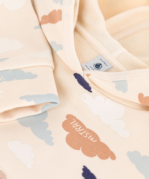 PETIT BATEAU（プチバトー） トレーナー プリントスウェット長袖プル 