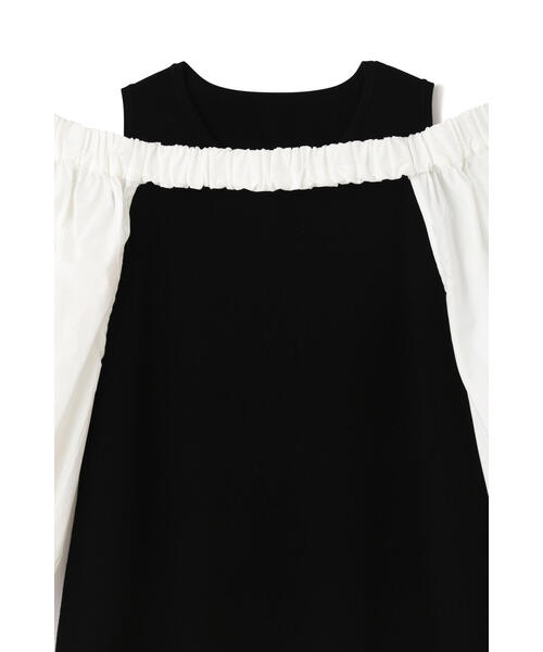 ★2点セット★ニットワンピース ブラウス ボリュームスリーブ JILL STUART ワンピース 2wayボリュームスリーブニット