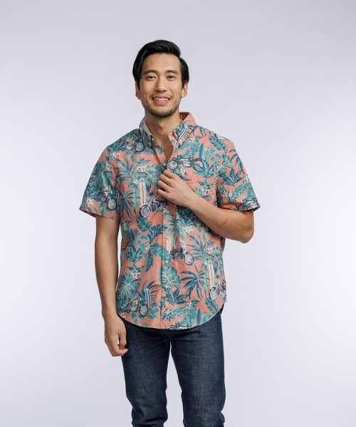 新品未使用　HARLEY-DAVIDSON 半袖　シャツ　アロハ Harley Davidson シャツ Harley-Davidson(R) x Reyn Spooner(R