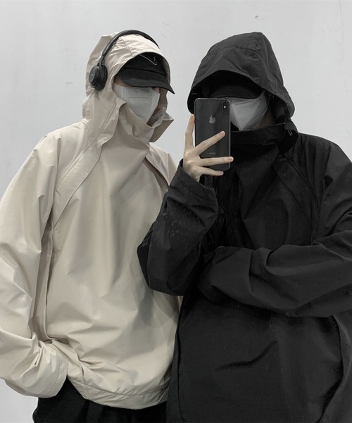 B.R.U マウンテンパーカー ウインドブレーカー ダブルジップマウンテン