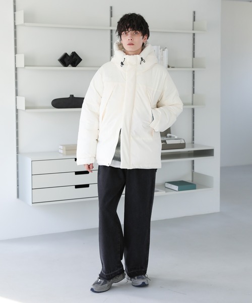 ASTRONOMY ブルゾン アウター 中綿フードジャケット メンズ : ZOZOTOWN