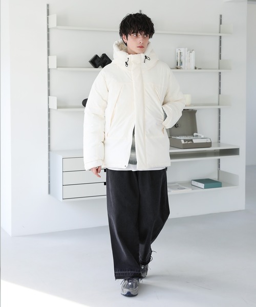 ASTRONOMY ブルゾン アウター 中綿フードジャケット メンズ : ZOZOTOWN