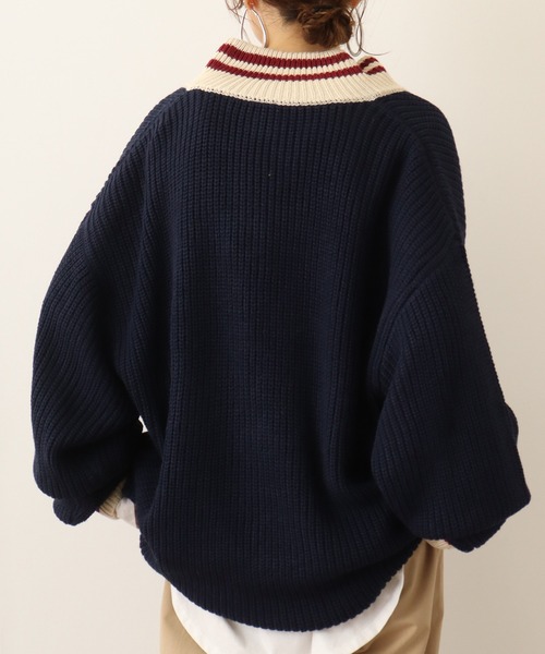 RED CAP GIRL（レッドキャプガール） セーター ニット リブ編み フル