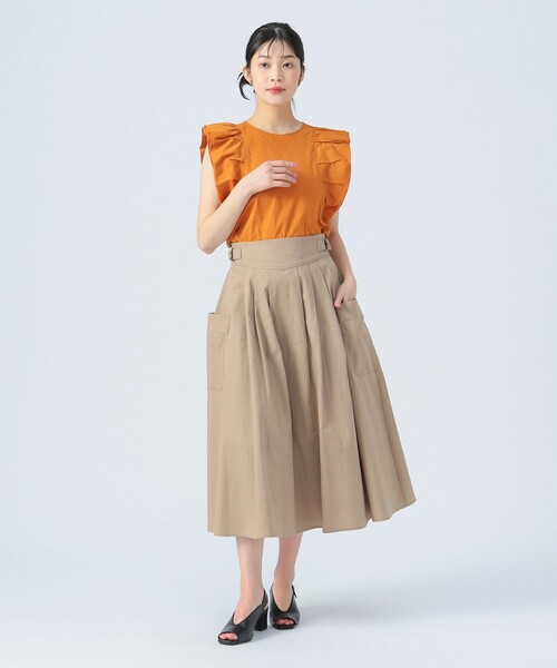 BEAMS HEART ベージュ バルーンスリーブ ジャケット BEAMS HEART ベージュ バルーンスリーブ ジャケット