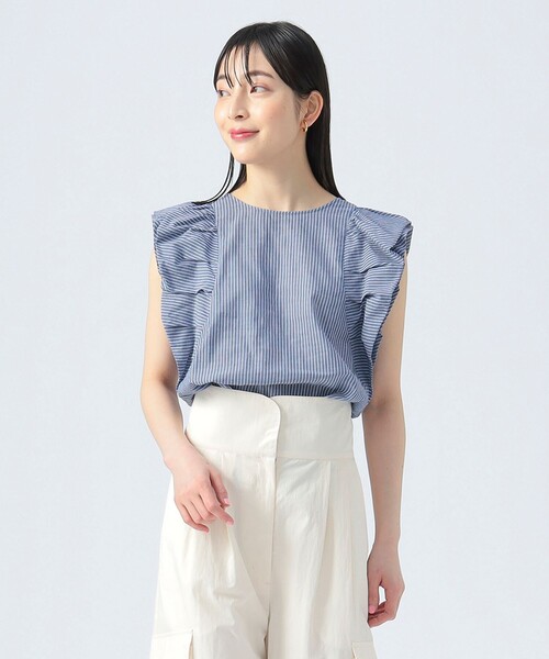 BEAMS HEART ベージュ バルーンスリーブ ジャケット BEAMS HEART ベージュ バルーンスリーブ ジャケット