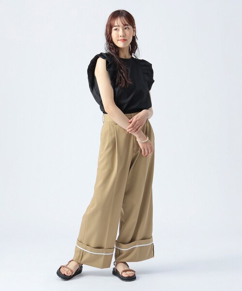 BEAMS HEART ブラウス シャツ 「5色展開」ボイル バルーン