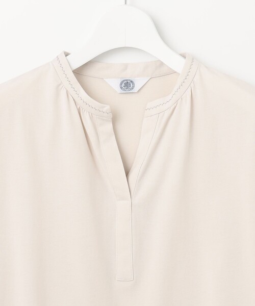tシャツ 「洗える」プレーティングジャージー スキッパー
