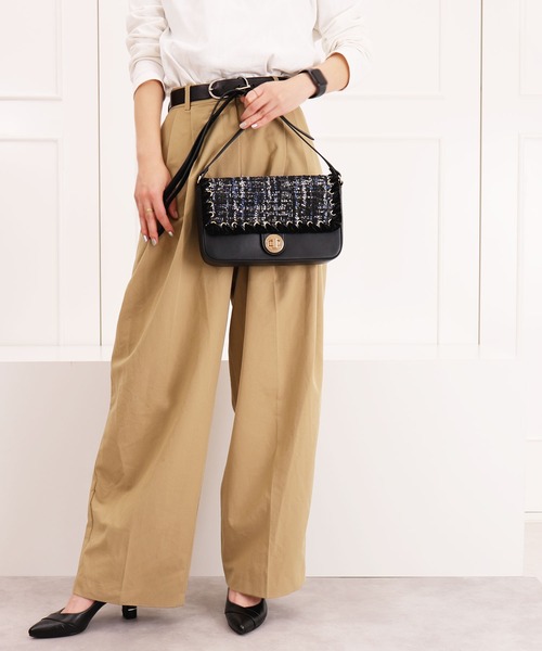 年始限定SALE♡ 【新品】ダイアナ ツイードハンドバッグ artemis by DIANA（アルテミス by ダイアナ） ハンドバッグ ツイード