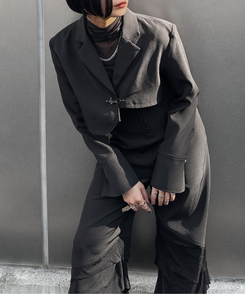 LVEU.（ラブユ） ジャケット テーラードジャケット 「LVEU.」アシメ