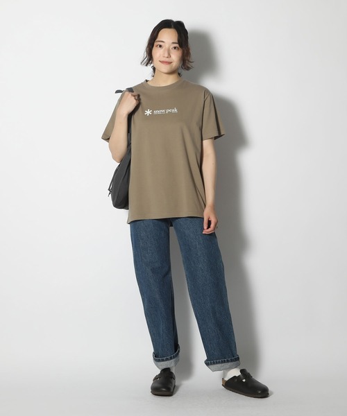  peak シャツXLサイズ snow peak（スノーピーク） tシャツ Soft Cotton Logo Short Sleeve T