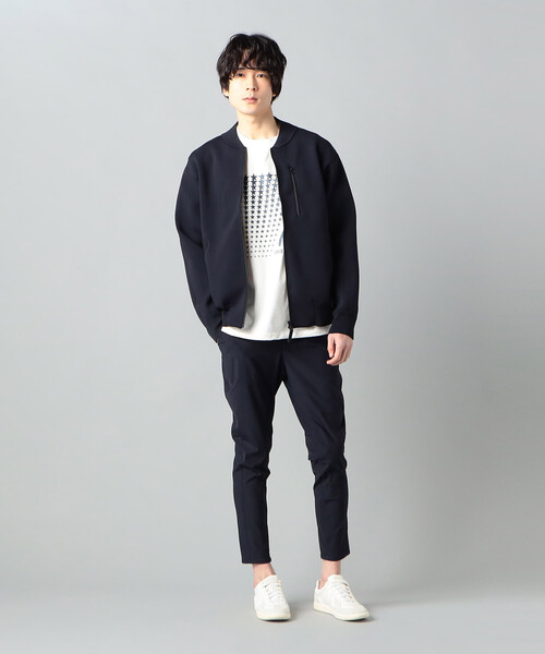 ウール混メルトンダービーブルゾン（ブルゾン）｜ETELIO（エテリオ）の