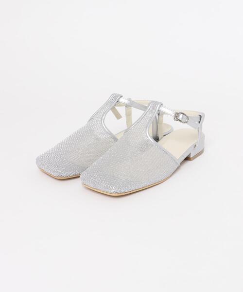 SENSE OF PLACE by URBAN RESEARCH シューズ Tストラップメッシュ