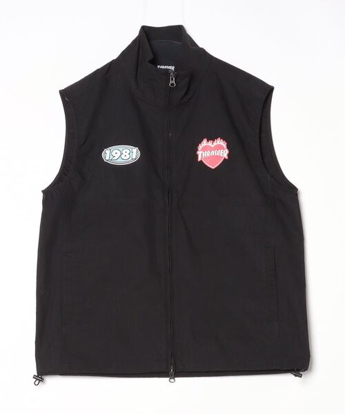 THRASHER ベスト ジレ 「ムラサキスポーツ限定」THRASHER