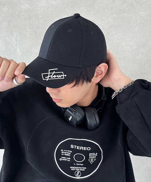 BAYBLO キャップ 帽子 (KS)FLOW バイザー ボックスロゴキャップ