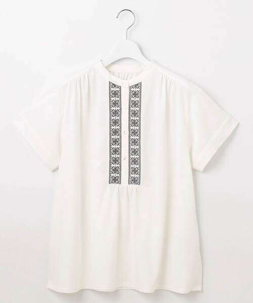 tシャツ エンブロイダリー ジャージー Tシャツ レディース tシャツ エンブロイダリージャージー カットソー レディース