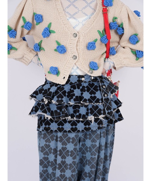 PAMEO POSE パメオポーズ デニム ミニスカート PAMEO POSE（パメオポーズ）の「Denim Micro Miniskirt（デニム