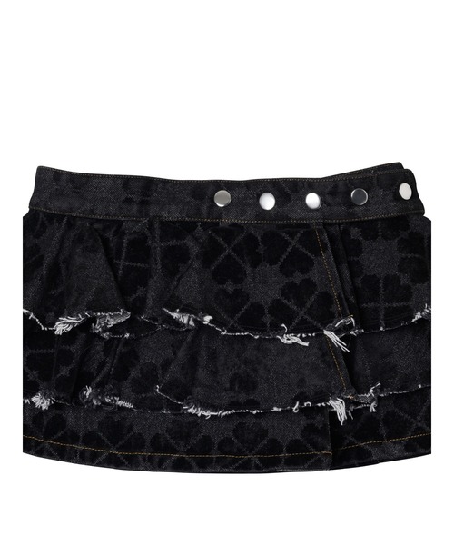 PAMEO POSE デニムスカート PAMEO POSE（パメオポーズ）の「Denim Micro Miniskirt（デニム