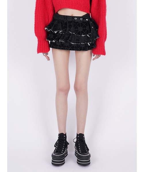 PAMEO POSE デニムスカート Mini Belt Skirt : ZOZOTOWN Yahoo