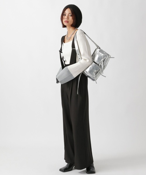PAGEBOY ショルダーバッグ クラッチバッグ リボン コーデュロイ PAGEBOY - PAGEBOY ショルダーバッグ クラッチバッグ リボン