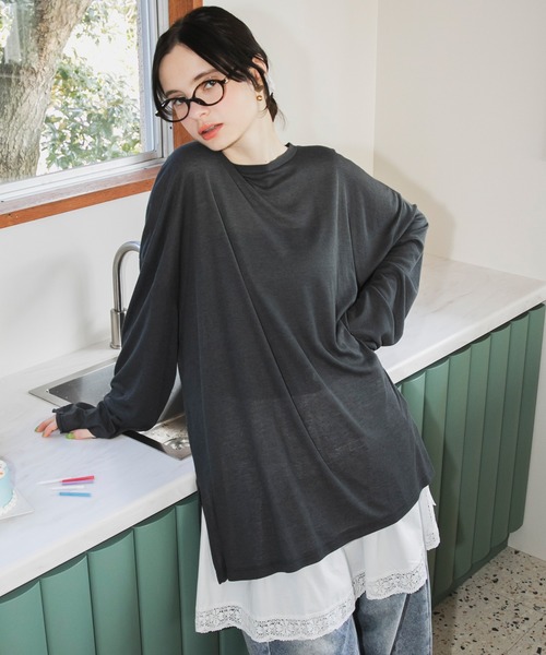 forksy. tシャツ 「forksy.」エブリデイフィンガーホール