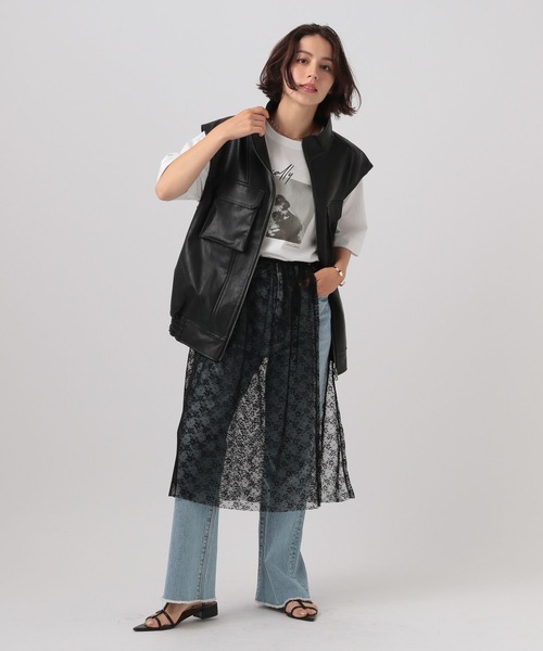 BAYFLOW（ベイフロー） ベスト ジレ 「洗いのかかったようなシボ感