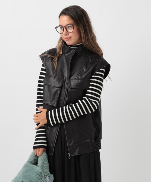 BAYFLOW（ベイフロー） ベスト ジレ 「洗いのかかったようなシボ感