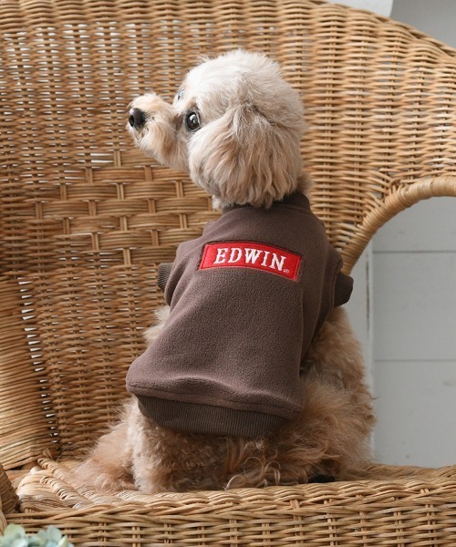 EDWIN（エドウィン） 犬 服 EDWIN/もっちりフリースロゴスウェット