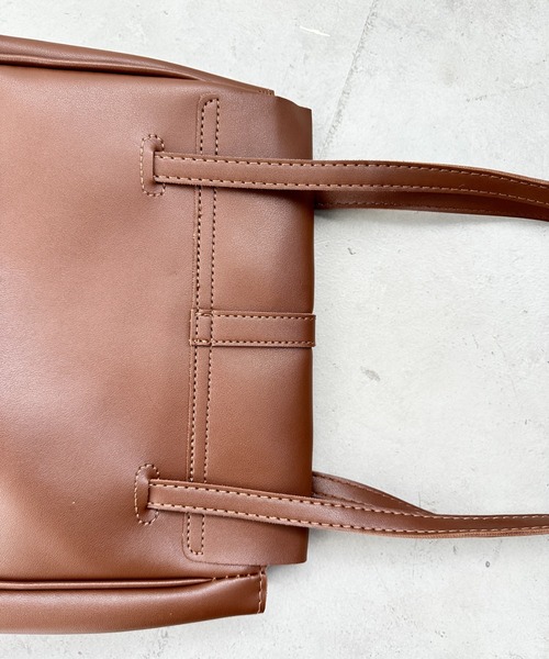 Loueme ショルダーバッグ バッグ フラップPUレザーバッグ