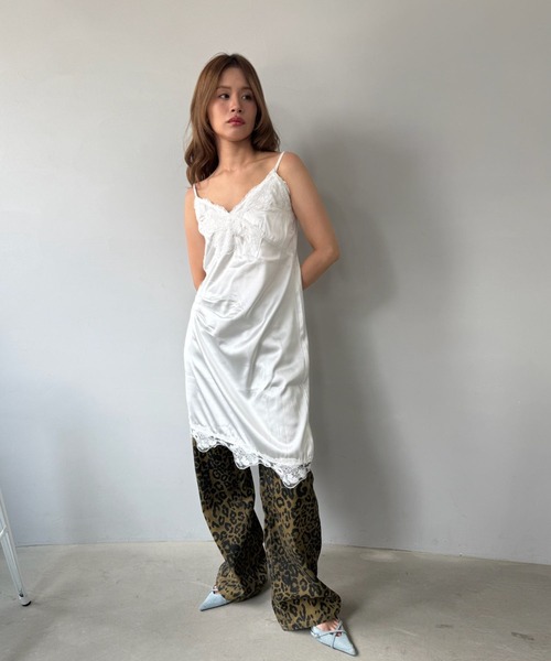 SANSeLF（サンセルフ） ワンピース 「LONSLAN」 フロントタックレース