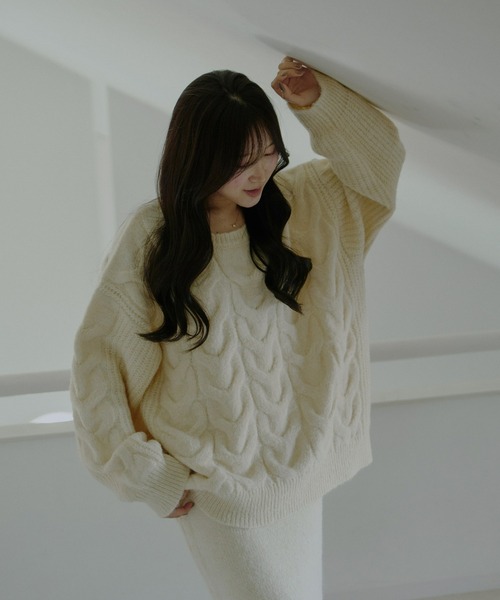 Olu. ニット　新品未使用 Olu.（オルドット） セットアップ 「rii × Olu.」ニットセットアップ