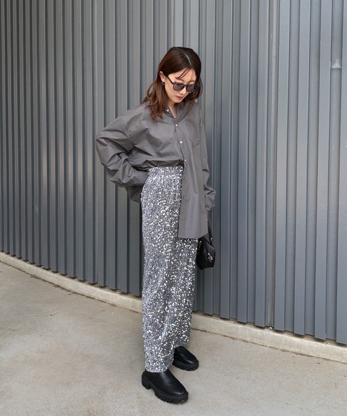 I-SOOK（アイスー） スカート 「ISOOK / アイスー」スパンコールナロー