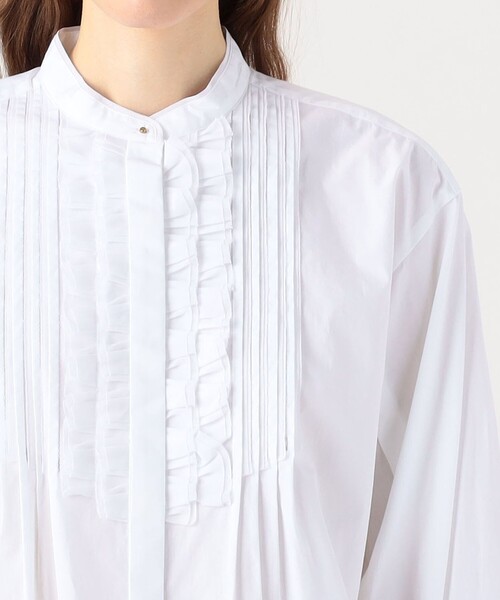 TOMORROWLAND collection ブラウス シャツ ホワイトコンビネーション