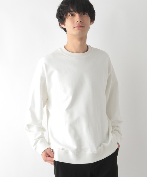 新品未使用　ボーダーズアットバルコニー　スウェット　トレーナー　ホワイト BORDERS at BALCONY（ボーダーズ アット バルコニー）の「【BORDERS at