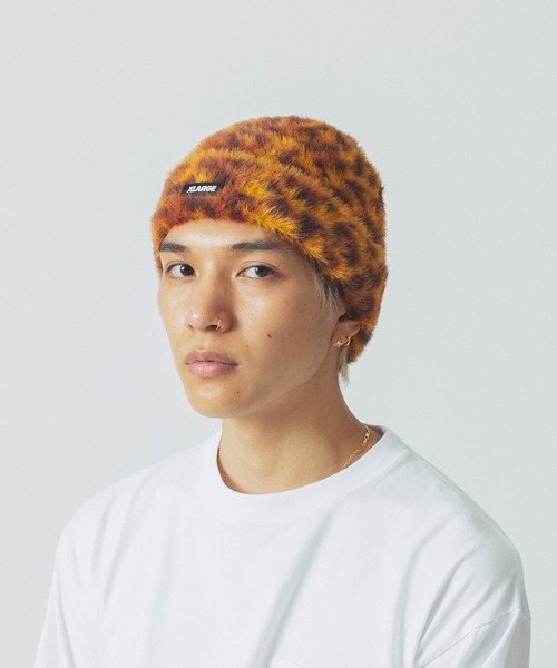 プレゼントに最適 大人気 XLARGE MOHAIR KNIT CAP もこもこ感◎ XLARGE ニット帽 ニットキャップ MOHAIR KNIT CAP メンズ