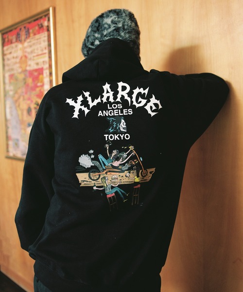 プレゼントに最適 大人気 XLARGE MOHAIR KNIT CAP もこもこ感◎ XLARGE ニット帽 ニットキャップ MOHAIR KNIT CAP メンズ