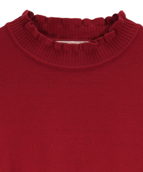 BRICK HOUSE by TOKYO SHIRT ニット セーター フリルネック ニットプル